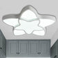 Cartoon Star Shape Flush Ceiling Light Fixture Acrylic Ceiling Light Fixture for Kindergarten White Clearhalo 'Ceiling Lights' 'Close To Ceiling Lights' 'Close to ceiling' 'Flush mount' Lighting' 251866