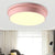 Nordic Macaron Colored Ceiling Light Round Shape Acrylic Flushmount Light for Child Bedroom Pink Clearhalo 'Ceiling Lights' 'Close To Ceiling Lights' 'Close to ceiling' 'Flush mount' Lighting' 251884