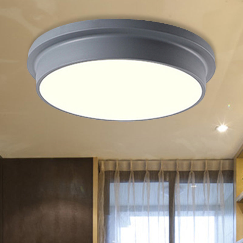 Nordic Macaron Colored Ceiling Light Round Shape Acrylic Flushmount Light for Child Bedroom Clearhalo 'Ceiling Lights' 'Close To Ceiling Lights' 'Close to ceiling' 'Flush mount' Lighting' 251886