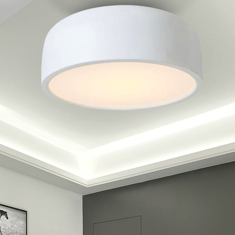 Modern Ceiling Light for Bedroom, LED Flush Mount Light with Acrylic Dome Shade White Clearhalo 'Ceiling Lights' 'Close To Ceiling Lights' 'Close to ceiling' 'Flush mount' Lighting' 251895