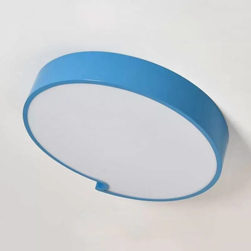 Living Room Round Flush Mount Light Acrylic and Metal Simple Style Ceiling Light Clearhalo 'Ceiling Lights' 'Close To Ceiling Lights' 'Close to ceiling' 'Flush mount' Lighting' 25207