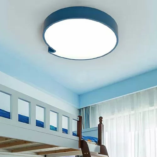 Living Room Round Flush Mount Light Acrylic and Metal Simple Style Ceiling Light Clearhalo 'Ceiling Lights' 'Close To Ceiling Lights' 'Close to ceiling' 'Flush mount' Lighting' 25208