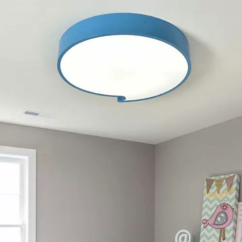 Living Room Round Flush Mount Light Acrylic and Metal Simple Style Ceiling Light Clearhalo 'Ceiling Lights' 'Close To Ceiling Lights' 'Close to ceiling' 'Flush mount' Lighting' 25209