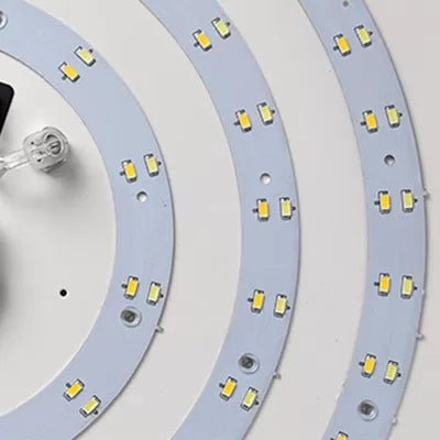 Living Room Round Flush Mount Light Acrylic and Metal Simple Style Ceiling Light Clearhalo 'Ceiling Lights' 'Close To Ceiling Lights' 'Close to ceiling' 'Flush mount' Lighting' 25211