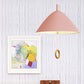 Living Room Conical Pendant Lamp Metal 1 Bulb Macaron Loft Suspension Light Clearhalo 'Ceiling Lights' 'Pendant Lights' 'Pendants' Lighting' 252600