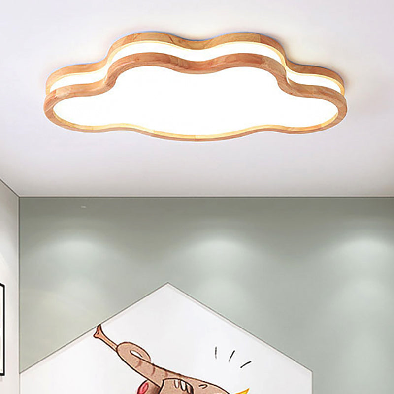 Nordic Style Sky Ceiling Mount Light Acrylic White LED Ceiling Lamp for Kid Bedroom White Cloud Clearhalo 'Ceiling Lights' 'Close To Ceiling Lights' 'Close to ceiling' 'Flush mount' Lighting' 253026