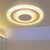Modern Concentric Ceiling Lamp Acrylic Flush Ceiling Light for Living Room Hallway White Clearhalo 'Ceiling Lights' 'Close To Ceiling Lights' 'Close to ceiling' 'Flush mount' Lighting' 253043