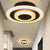 Modern Concentric Ceiling Lamp Acrylic Flush Ceiling Light for Living Room Hallway Coffee Clearhalo 'Ceiling Lights' 'Close To Ceiling Lights' 'Close to ceiling' 'Flush mount' Lighting' 253045