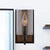 1 Bulb Cylinder Wall Mounted Light Fixture Industrial Brown Clear Glass Lighting with Wooden Backplate Clear Clearhalo 'Cast Iron' 'Glass' 'Industrial wall lights' 'Industrial' 'Middle century wall lights' 'Modern' 'Tiffany' 'Traditional wall lights' 'Wall Lamps & Sconces' 'Wall Lights' Lighting' 253969