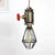 Industrial Wire Frame Pendant Lighting 1 Bulb Wrought Iron Ceiling Fixture with Red Valve in Bronze Bronze Clearhalo 'Art Deco Pendants' 'Cast Iron' 'Ceiling Lights' 'Ceramic' 'Crystal' 'Industrial Pendants' 'Industrial' 'Metal' 'Middle Century Pendants' 'Pendant Lights' 'Pendants' 'Tiffany' Lighting' 254287