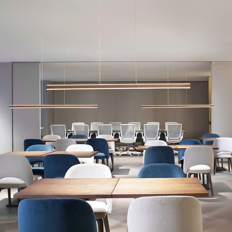 Triangular Prism Bar Pendant Lamp Simple Aluminum Dining Room LED Hanging Island Light Clearhalo 'Ceiling Lights' 'Island Lights' Lighting' 2546549