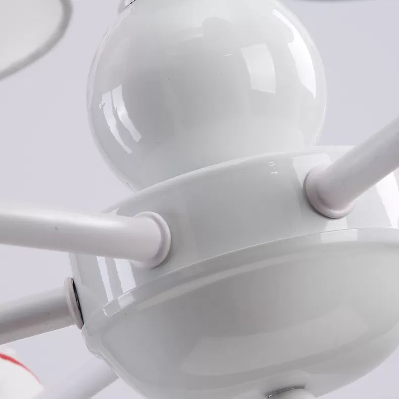 Merry-go-round Chandelier 5 Bulbs Cartoon Creative Metal Hanging Light for Game Room Clearhalo 'Ceiling Lights' 'Chandeliers' Lighting' options 25484