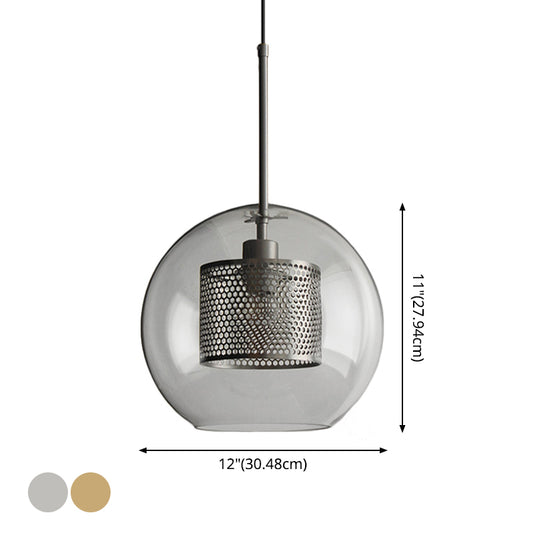 Clear Glass Pendant Light Modern 1 Light Hanging Light Fixtures For Dining Room Table Clearhalo 'Ceiling Lights' 'Glass shade' 'Glass' 'Modern Pendants' 'Modern' 'Pendant Lights' 'Pendants' Lighting' 2548899
