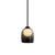 Bell Hanging Light Fixtures Modern Glass Pendant Lamp for Dining Room Table 1 Grey Clearhalo 'Ceiling Lights' 'Glass shade' 'Glass' 'Modern Pendants' 'Modern' 'Pendant Lights' 'Pendants' Lighting' 2548921