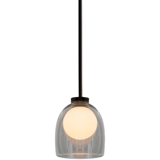 Bell Hanging Light Fixtures Modern Glass Pendant Lamp for Dining Room Table Clearhalo 'Ceiling Lights' 'Glass shade' 'Glass' 'Modern Pendants' 'Modern' 'Pendant Lights' 'Pendants' Lighting' 2548928