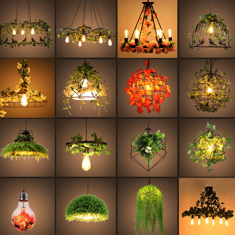 Island Pendant Light Industrial Metal Hanging Lamp in Black Clearhalo 'Ceiling Lights' 'Island Lights' Lighting' 2549103