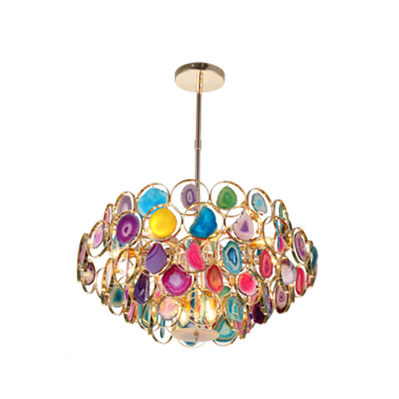 Island Lighting Contemporary Firefly Metal Pendant with Round Canopy for Living Room Clearhalo 'Ceiling Lights' 'Island Lights' Lighting' 2550026