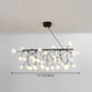 Linear Firefly Island Pendant Lighting Ultra-modern Acrylic Billiard Light for Living Room Clearhalo 'Ceiling Lights' 'Island Lights' Lighting' 2550076