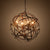 Round Cage Chandelier Light Fixture Retro Industrial Style 4 Lights Metal Pendant Lighting Bronze Clearhalo 'Cast Iron' 'Ceiling Lights' 'Chandeliers' 'Industrial Chandeliers' 'Industrial' 'Metal' 'Middle Century Chandeliers' 'Rustic Chandeliers' 'Tiffany' Lighting' 2552324