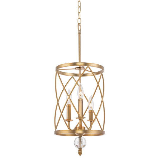 Traditional Trellis Cage Ceiling Chandelier Metal Hanging Light with Hanging Chain for Farmhouse Gold Clearhalo 'Cast Iron' 'Ceiling Lights' 'Chandeliers' 'Industrial Chandeliers' 'Industrial' 'Metal' 'Middle Century Chandeliers' 'Rustic Chandeliers' 'Tiffany' Lighting' 2552343