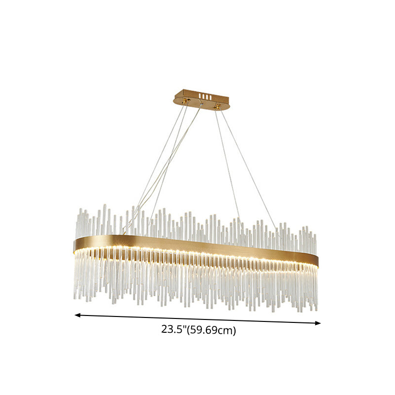 Modern Drum Chandelier Glass Crystal Pendant Ceiling Lights with Adjustable Hanging Cord for Living Room Clearhalo 'Ceiling Lights' 'Chandeliers' 'Modern Chandeliers' 'Modern' Lighting' 2552369