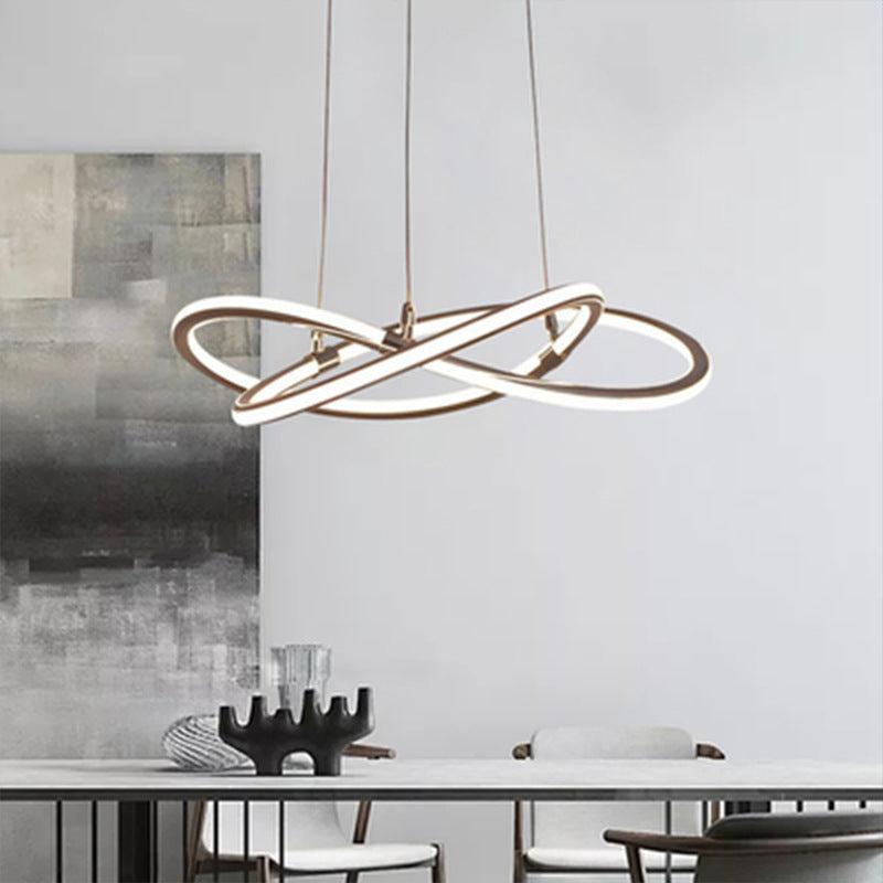 Contemporary Strip Chandelier Lamp Metal Ceiling Pendant Light for Restaurant with Hanging Cord Clearhalo 'Ceiling Lights' 'Chandeliers' 'Modern Chandeliers' 'Modern' Lighting' 2552584