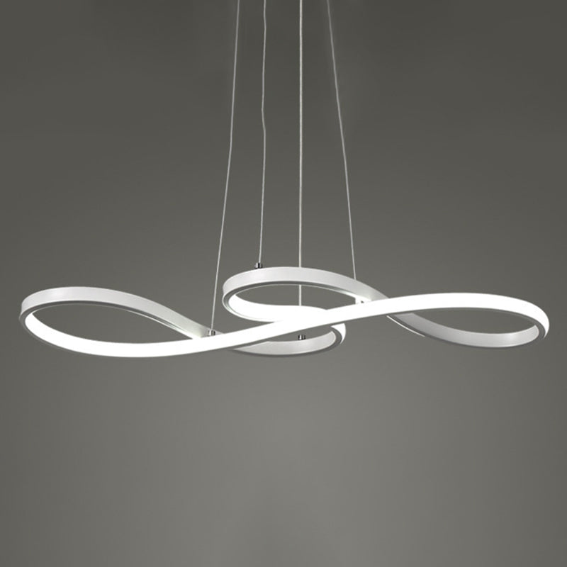 Contemporary Musical Note Chandelier Light Metal Suspension Light for Restaurant Clearhalo 'Ceiling Lights' 'Chandeliers' 'Modern Chandeliers' 'Modern' Lighting' 2552607