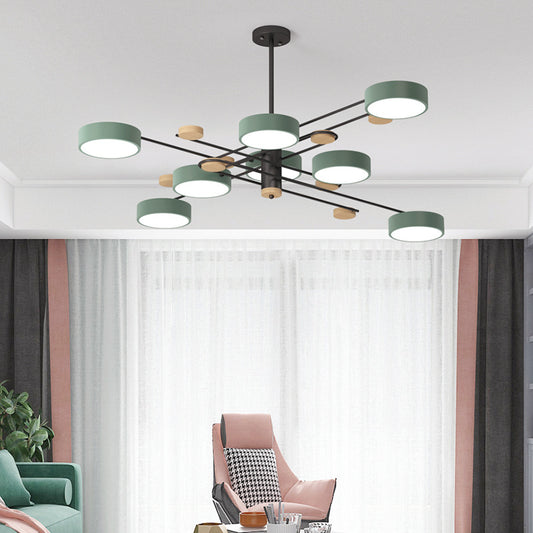 Modern Layered Branching Chandelier Pendant Light Metallic Suspension Pendant Light for Living Room Clearhalo 'Ceiling Lights' 'Chandeliers' 'Modern Chandeliers' 'Modern' Lighting' 2552738