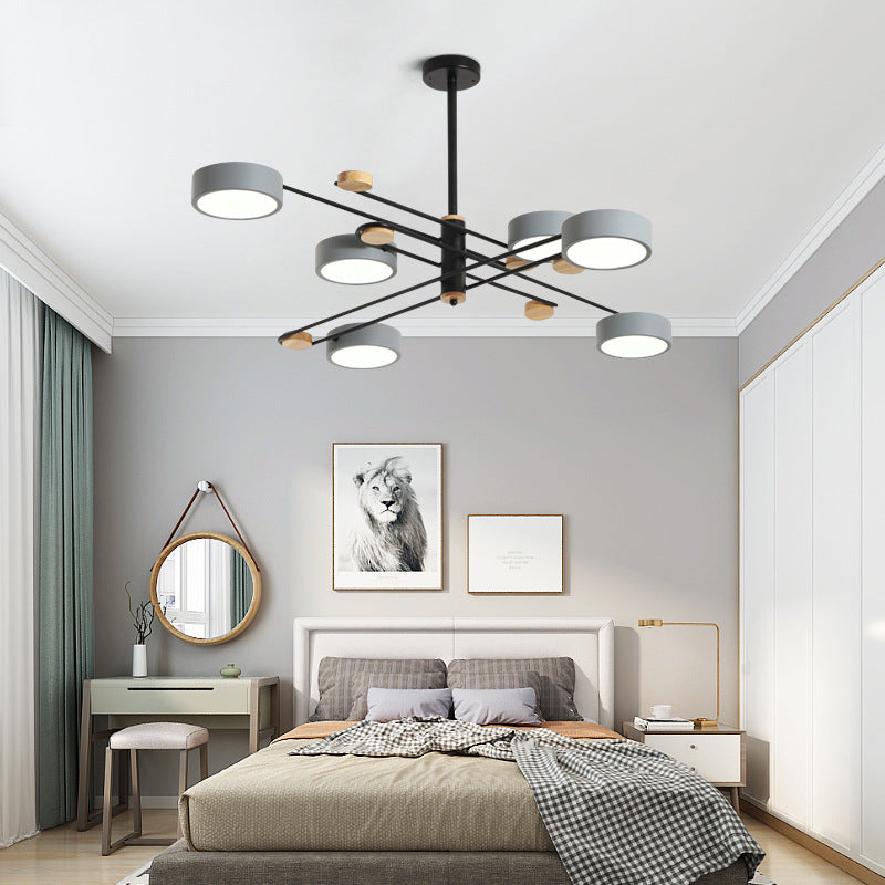 Modern Layered Branching Chandelier Pendant Light Metallic Suspension Pendant Light for Living Room Clearhalo 'Ceiling Lights' 'Chandeliers' 'Modern Chandeliers' 'Modern' Lighting' 2552742