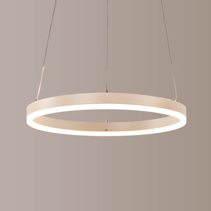 Orbicular Shape Ceiling Pendant Light Contemporary Metal LED White Chandelier Lamp White Clearhalo 'Ceiling Lights' 'Chandeliers' 'Modern Chandeliers' 'Modern' Lighting' 2552810