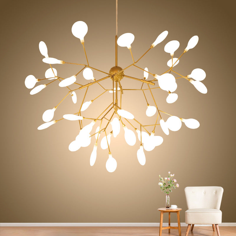 Metal Branches Ceiling Pendant Light Contemporary Style LED Suspended Lighting Fixture Clearhalo 'Ceiling Lights' 'Chandeliers' 'Modern Chandeliers' 'Modern' Lighting' 2552850