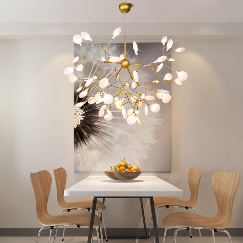 Metal Branches Ceiling Pendant Light Contemporary Style LED Suspended Lighting Fixture Clearhalo 'Ceiling Lights' 'Chandeliers' 'Modern Chandeliers' 'Modern' Lighting' 2552855