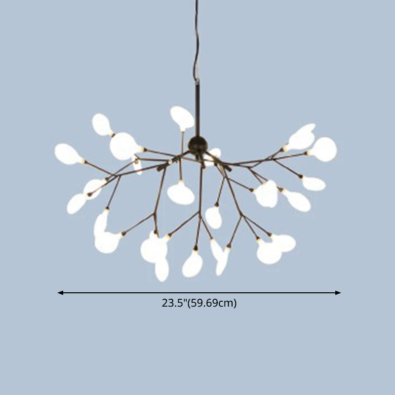 Metal Branches Ceiling Pendant Light Contemporary Style LED Suspended Lighting Fixture Clearhalo 'Ceiling Lights' 'Chandeliers' 'Modern Chandeliers' 'Modern' Lighting' 2552859