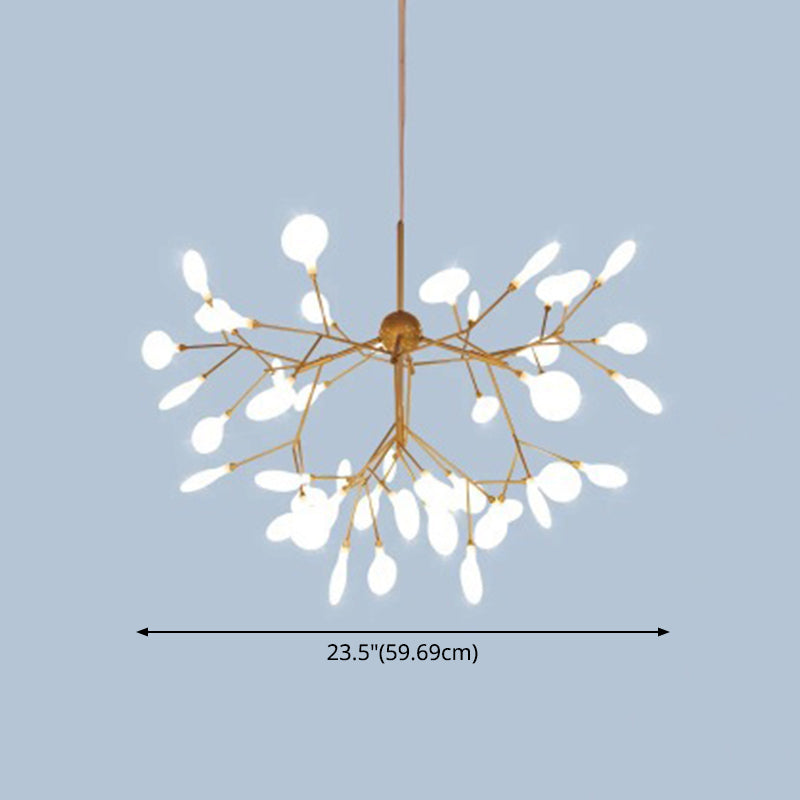 Metal Branches Ceiling Pendant Light Contemporary Style LED Suspended Lighting Fixture Clearhalo 'Ceiling Lights' 'Chandeliers' 'Modern Chandeliers' 'Modern' Lighting' 2552862