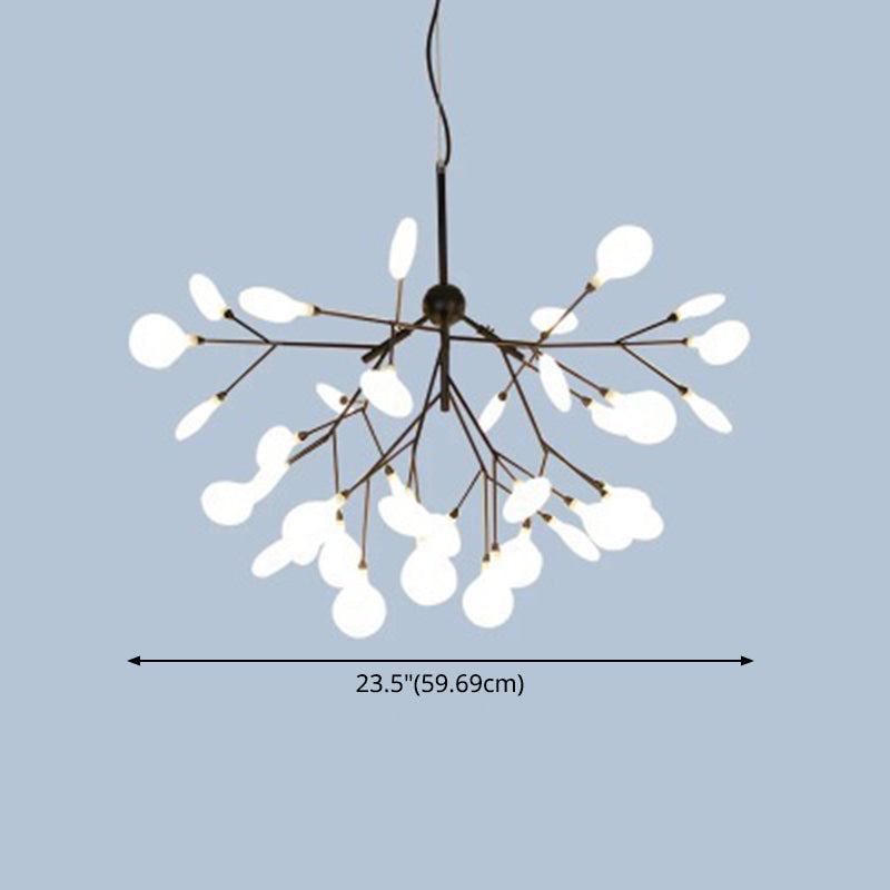 Metal Branches Ceiling Pendant Light Contemporary Style LED Suspended Lighting Fixture Clearhalo 'Ceiling Lights' 'Chandeliers' 'Modern Chandeliers' 'Modern' Lighting' 2552864