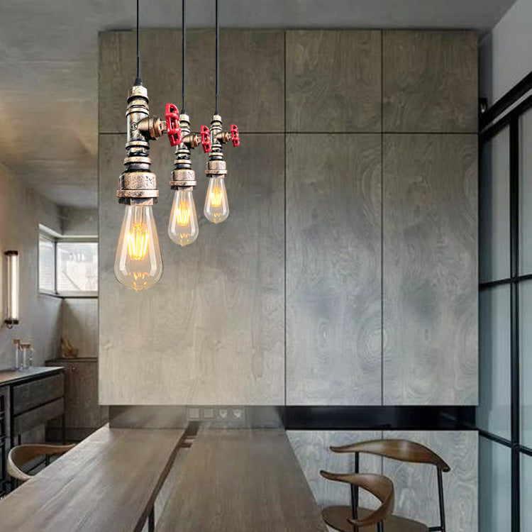 Metal Down Lighting Pendant Industrial-Style Exposed Bulb Warehouse Suspension Light Clearhalo 'Art Deco Pendants' 'Black' 'Cast Iron' 'Ceiling Lights' 'Ceramic' 'Crystal' 'Industrial Pendants' 'Industrial' 'Metal' 'Middle Century Pendants' 'Pendant Lights' 'Pendants' 'Rustic Pendants' 'Tiffany' Lighting' 2552959