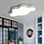 Acrylic Cloud Flush Ceiling Light Fixture Nordic LED Flush Mount Lighting with Metal Shade and Wood Canopy White Clearhalo 'Ceiling Lights' 'Close To Ceiling Lights' 'Close to ceiling' 'Flush mount' Lighting' 2553201