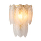 Tiered Wall Light Fixture Postmodern White Prismatic Glass 2/3 Lights Corridor Sconce Light Clearhalo 'Wall Lamps & Sconces' 'Wall Lights' Lighting' 255377