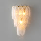 Tiered Wall Light Fixture Postmodern White Prismatic Glass 2/3 Lights Corridor Sconce Light 3.0 White Clearhalo 'Wall Lamps & Sconces' 'Wall Lights' Lighting' 255378