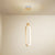 Gold LED Bedroom Hanging Pendant Light Metal Single Head Small Ceiling Pendant Light 1 Gold Clearhalo 'Ceiling Lights' 'Modern Pendants' 'Modern' 'Pendant Lights' 'Pendants' Lighting' 2554714