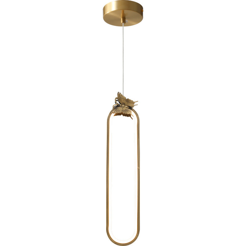Bronze LED Small Pendant Light Modern Style Creative Ceiling Pendant Clearhalo 'Ceiling Lights' 'Modern Pendants' 'Modern' 'Pendant Lights' 'Pendants' Lighting' 2554726