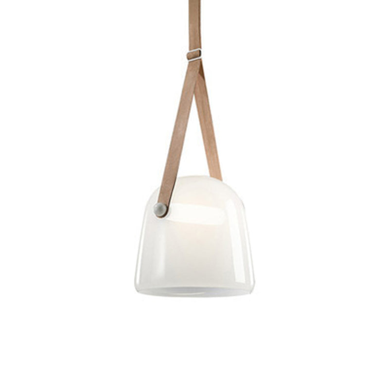 Large Glass Dome Pendant Light Fixture LED Pendant Lighting for kitchen Island White Clearhalo 'Ceiling Lights' 'Glass shade' 'Glass' 'Modern Pendants' 'Modern' 'Pendant Lights' 'Pendants' Lighting' 2554934