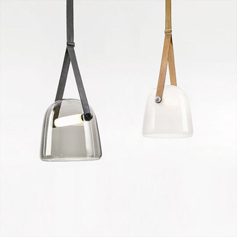 Large Glass Dome Pendant Light Fixture LED Pendant Lighting for kitchen Island Clearhalo 'Ceiling Lights' 'Glass shade' 'Glass' 'Modern Pendants' 'Modern' 'Pendant Lights' 'Pendants' Lighting' 2554937