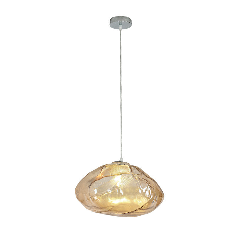 Post Modern Cloud Suspension Lighting Adjustable Cord Hanging Pendant Light Clearhalo 'Ceiling Lights' 'Glass shade' 'Glass' 'Modern Pendants' 'Modern' 'Pendant Lights' 'Pendants' Lighting' 2554950