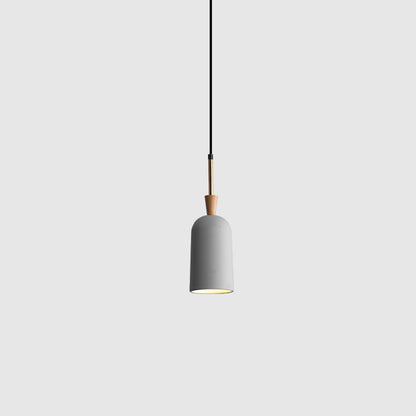 Industrial Single Hanging Pendant Light Macaron Metal Hanging Lamp with Colorful Resin Shade Grey 4" Clearhalo 'Ceiling Lights' 'Modern Pendants' 'Modern' 'Pendant Lights' 'Pendants' Lighting' 2555005