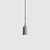 Industrial Single Hanging Pendant Light Macaron Metal Hanging Lamp with Colorful Resin Shade Grey 4" Clearhalo 'Ceiling Lights' 'Modern Pendants' 'Modern' 'Pendant Lights' 'Pendants' Lighting' 2555005