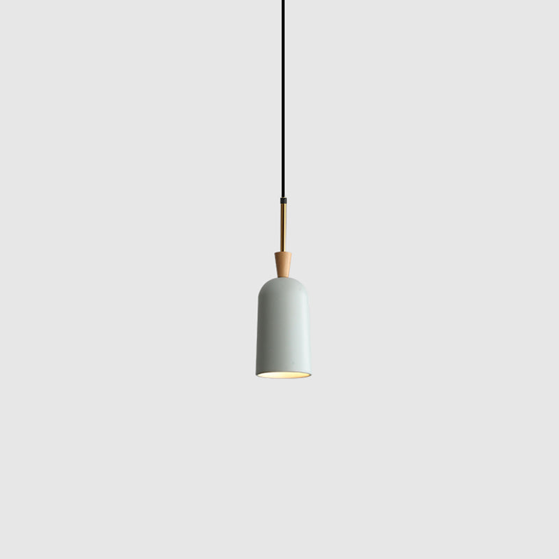 Industrial Single Hanging Pendant Light Macaron Metal Hanging Lamp with Colorful Resin Shade Green 4" Clearhalo 'Ceiling Lights' 'Modern Pendants' 'Modern' 'Pendant Lights' 'Pendants' Lighting' 2555019