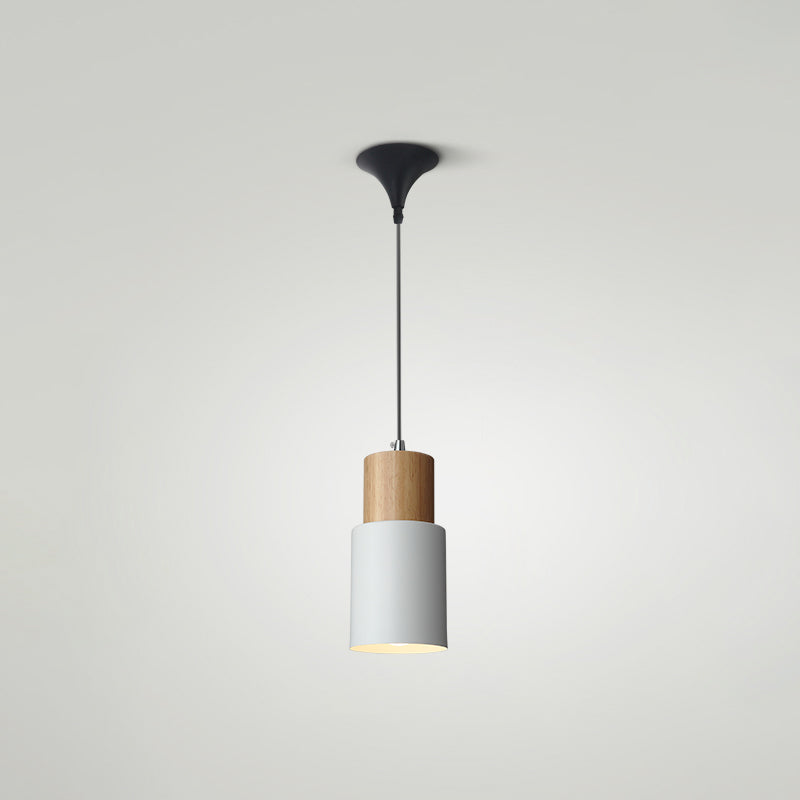 Indoor Nordic Pendant Light Modern Simple Creative Single Pendant Light for Restaurant Coffee Shop White 4" Clearhalo 'Ceiling Lights' 'Modern Pendants' 'Modern' 'Pendant Lights' 'Pendants' Lighting' 2555040