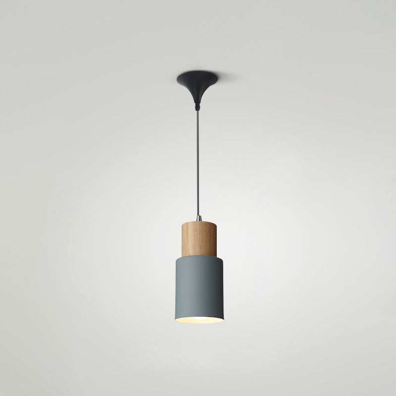 Indoor Nordic Pendant Light Modern Simple Creative Single Pendant Light for Restaurant Coffee Shop Grey 4" Clearhalo 'Ceiling Lights' 'Modern Pendants' 'Modern' 'Pendant Lights' 'Pendants' Lighting' 2555043