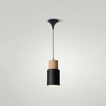 Indoor Nordic Pendant Light Modern Simple Creative Single Pendant Light for Restaurant Coffee Shop Black 4" Clearhalo 'Ceiling Lights' 'Modern Pendants' 'Modern' 'Pendant Lights' 'Pendants' Lighting' 2555044